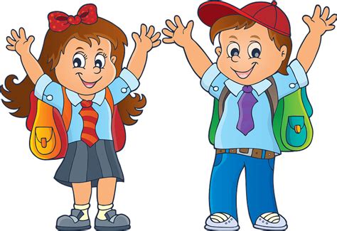 Download Back To School Kids Png Image Student Cartoo