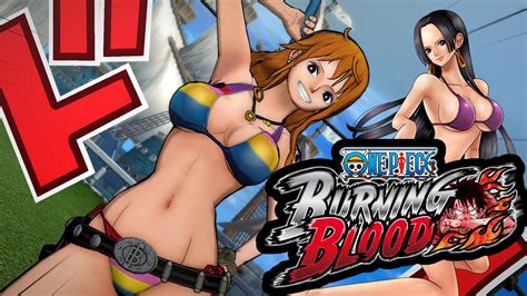 One Piece Burning Blood Swimsuit Battle Nami Nico Robin Boa