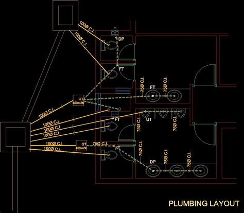 23 Plumbing Layout Plan Dwg
