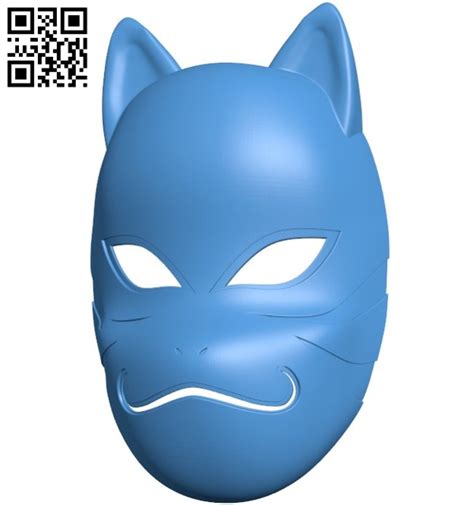 Naruto Kakashi Anbu Mask B005954 Download Free Stl Files 3d Model For