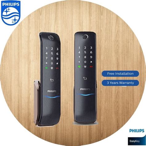 Get smart door lock installed at your door from as low as rm 688. Philips Digital Lock Easy Key 6100 P (end 7/30/2021 5:13 PM)