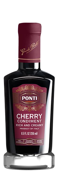 Cherry Condiment Rich And Creamy Ponti