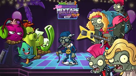 Plants Vs Zombies 2 Neon Mixtape Tour All Levels 1 16 All New