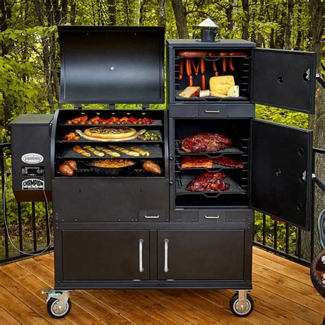 Barrel charcoal grill with smoker. Louisiana Grills Vertical Pellet Smoker Review | Skinny ...