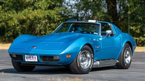 Medium Blue 1974 Chevrolet Corvette