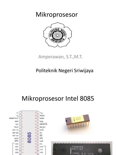 Mikroprosesor 8085 Des 2023pptx Pdf