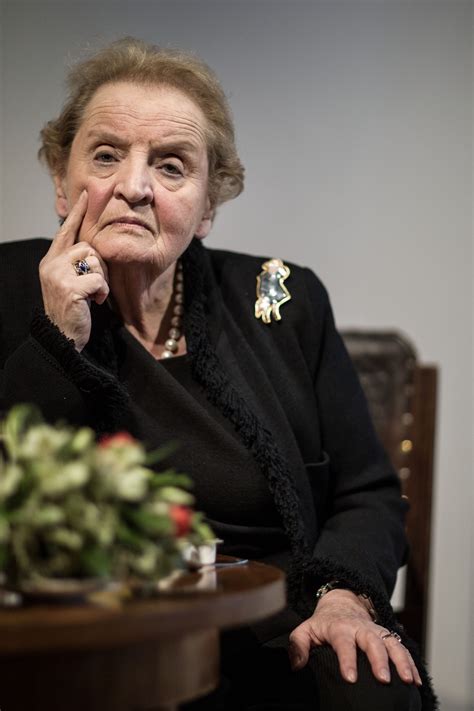Perhaps madeleine albright, the first woman to serve as the u.s. Madeleine Albright Backs Syria Strike, Says World Leaders ...