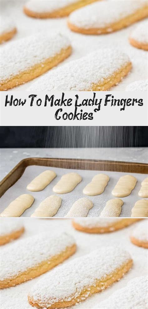 Let the yolks and whites reach room temperature before using (this will take about 30 minutes). Recipes Using Lady Finger Cookies : Halloween food - Lady Finger Cookies 09 | This is always ...