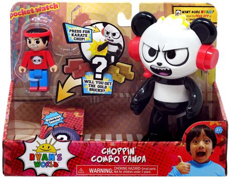 Super spy ryan and combo panda for the golden egg at the museum! Combo Panda Ryan's World Cartoon Characters / Amazon Com ...
