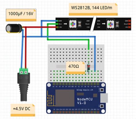 Arduino Esp8266 Do Not Connect With Led Strip Stack Overflow