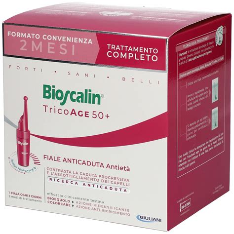 Bioscalin Tricoage 50 20 Fiale Anticaduta Trattamento 2 Mesi