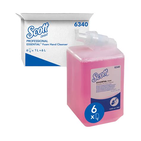 Kleenex 1l Pink Aqua Foam Hand Soap Refill Pack Of 6 6340
