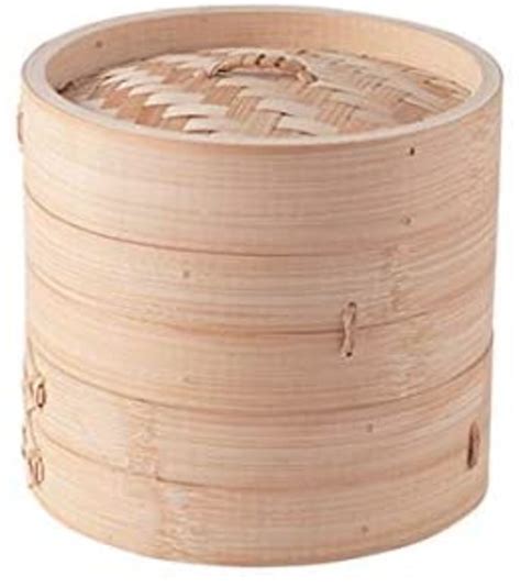 Traditional Oriental Style Natural Bamboo Steamer Basket Stackable Ebay