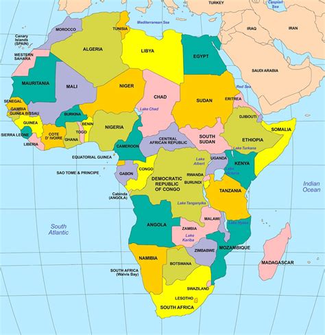 Sintético 100 Foto Mapa De Africa Y Asia Con Nombres Alta Definición
