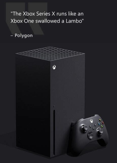 Microsoft Xbox Series X Tb Video Game Console Black For Sale Online Ebay