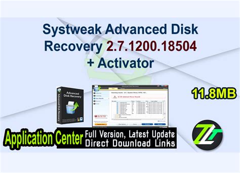 Systweak Advanced Disk Recovery 27120018504 Activator