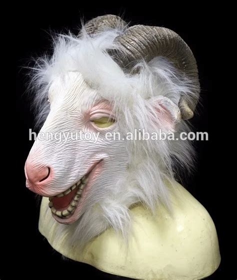 Buy Realistic Mountain Mask Full Head Halloween Ram