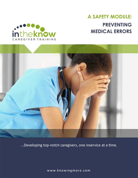 Preventing Medical Errors In The Know Caregiver Training