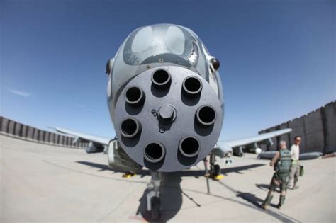 Business End Of An A 10 Warthogs 30mm Cannon Armory Blog