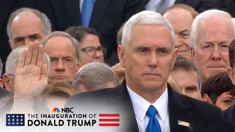 Mike Pence Takes Oath Of Office For Vice President Of The United States