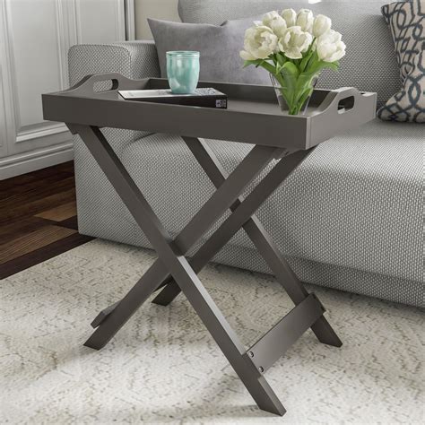 Free shipping cash on delivery best offers. End Table- Folding Modern Wooden Contemporary Side Table ...