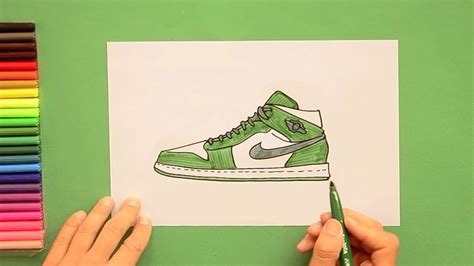 How To Draw Air Jordan Nike Shoes Youtube