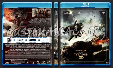 Wrath Of The Titans 3d Blu Ray Cover Dvd Covers And Labels By Customaniacs Id 163351 Free