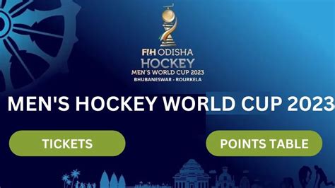 Hockey World Cup 2024 Points Table Pool A B C D Standings And Schedule