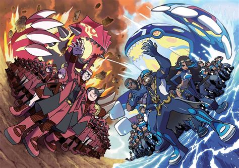 See more ideas about anime wall art, anime, manga pages. Team Kyogre Vs Team Groudon Computer Wallpapers, Desktop ...