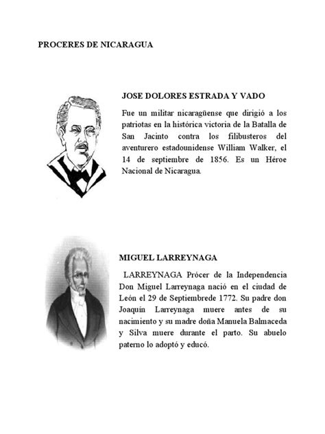 Proceres De Nicaragua Pdf Nicaragua Militar