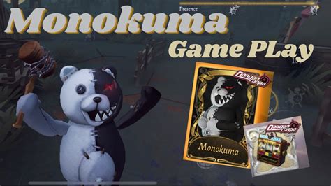 Dangaronpa Monokuma Game Play Identity V Youtube