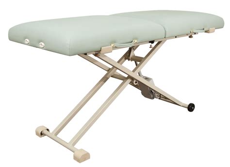 oakworks proluxe convertible transforms a portable massage table to an electric lift table in