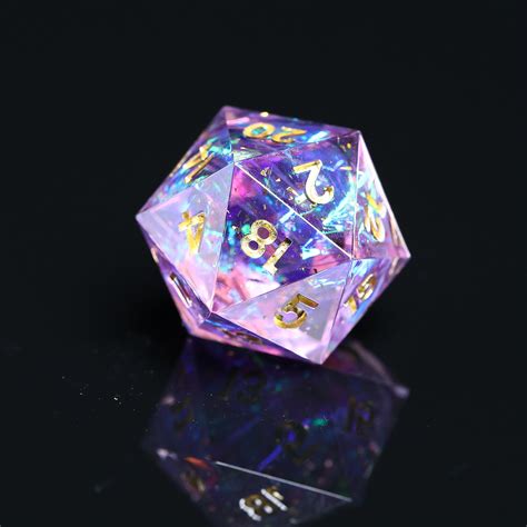 Dnd Dice Set Sharp Edge Dice Set Galaxy Dice Rpg D20 Etsy