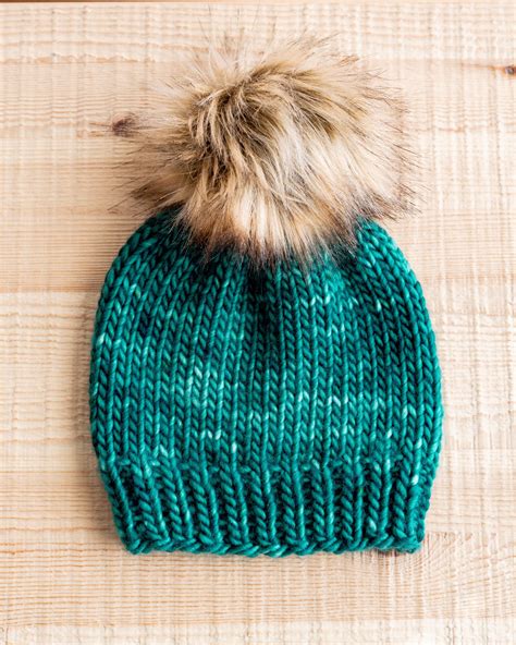 Super Bulky Knit Hats 10 Sizes Free Pattern
