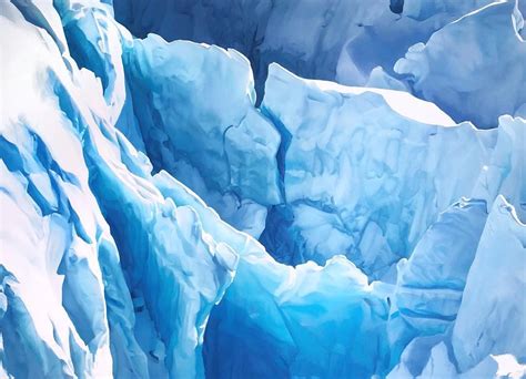 How To Draw A Ice Glacier