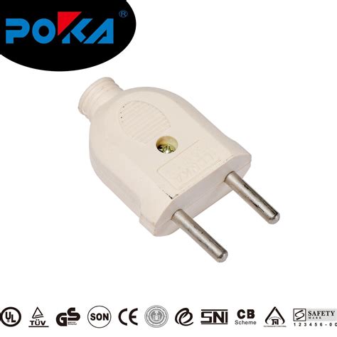 Eu Standard 10a 2 Round Pin Plug Male Plug Top China Plug Top And Ac