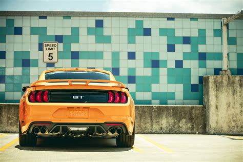 2018 Ford Mustang Gt Fastback Rear Wallpaperhd Cars Wallpapers4k