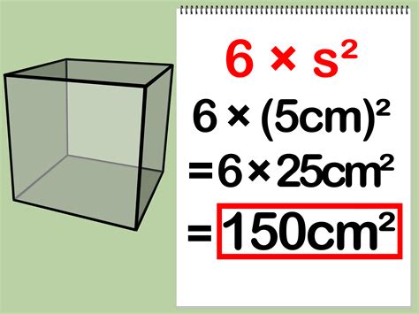 2 Easy Ways To Find The Surface Area Of A Cube Wikihow