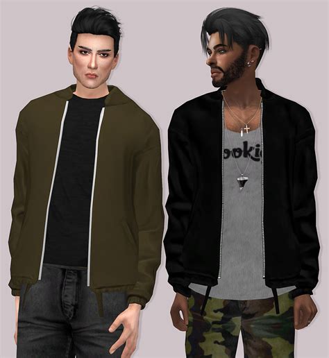 Sims4sisters — Lumy Sims Cc Semller Gstar Jacket Top