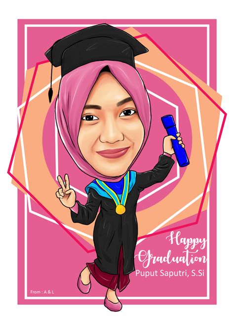 Draw Awesome Caricature For Graduation By Lafacreative Fiverr