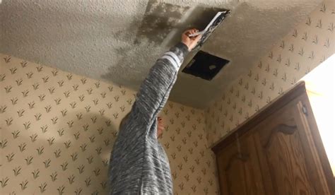 How To Clean Smoke Stained Popcorn Ceiling Shelly Lighting