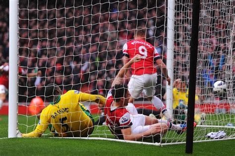 Arsenal Vs Norwich All The Action From The Emirates Mirror Online
