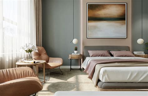 Scandinavian Interior Master Bedroom On Behance
