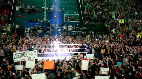 Wwe Wrestlemania End Of An Era Match Entrances Shawn Micheals The Undertaker Triple H