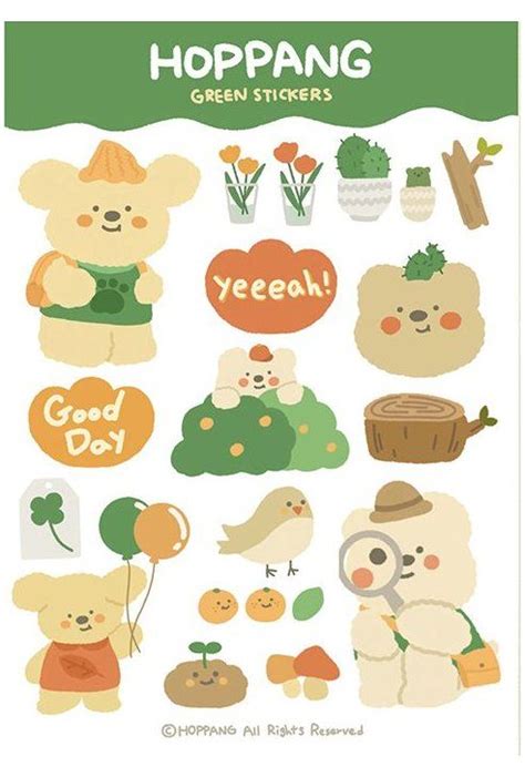 Korean Style Stickers Cute Korean To Add A Touch Of Korea To Your Messages