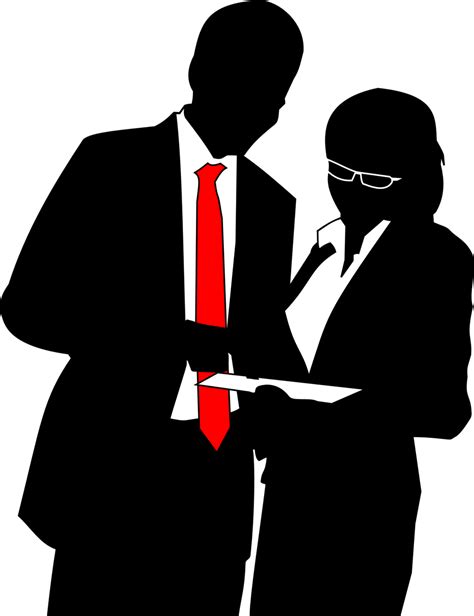 Public Domain Clip Art Image Business People Silhouettes Id