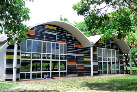 Saber Ucv Fotograf A De La Fachada Norte De La Biblioteca De La Facultad De Ingenier A Obra