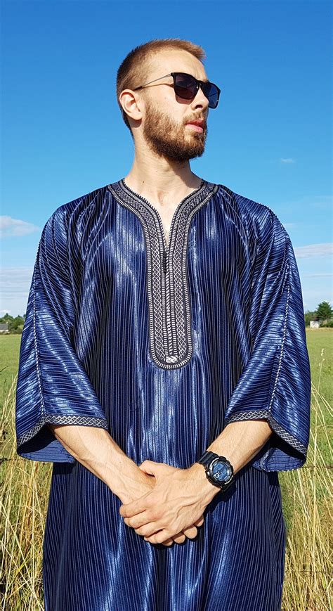 Modern Moroccan Clothing For Men Jabador Jellaba Marocain Tenue