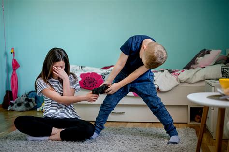 Two Kids Fighting Stock Photo Download Image Now Istock