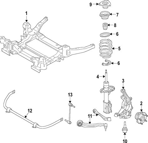 Lincoln Aviator Arm Assembly Front Suspension Ft Lower Lc5z3082a